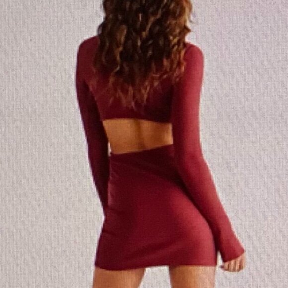 Free People Beach Collection Guess Who's Back Mini Dress Size M - Picture 2 of 9